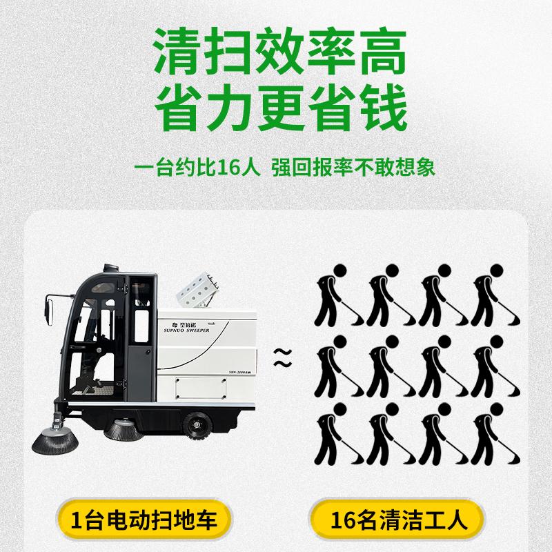 白山电动扫地车：工厂清洁效率的革命性提升